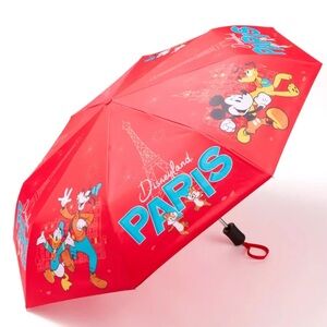 Disneyland Paris Mickey Mouse and Friends Umbrella Amazing Shape NWT